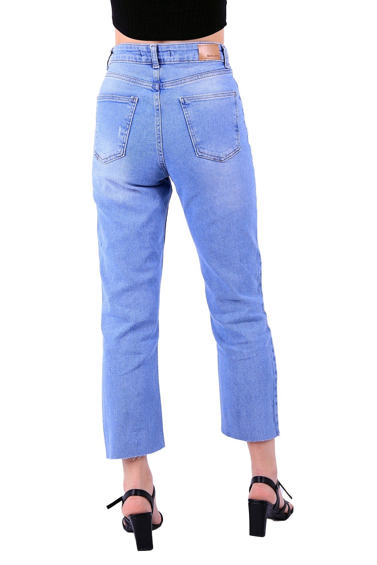 5 Düğmeli Mom Fit Kot Pantolon 745