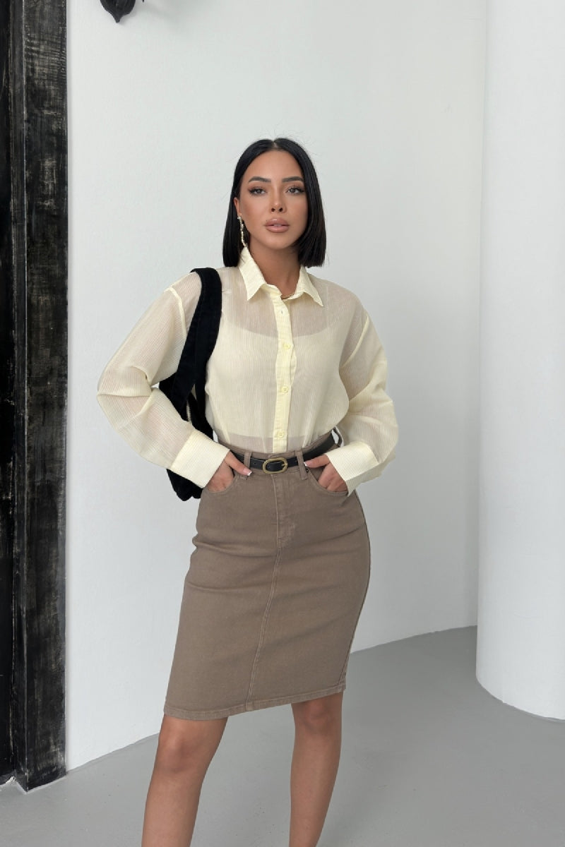 Orta Boy Kot Etek 1039