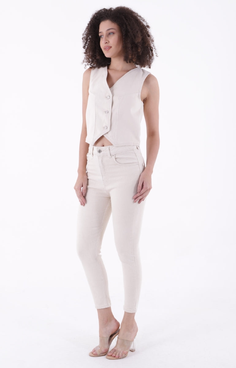 Kısa Boy Skinny Kot Pantolon 810