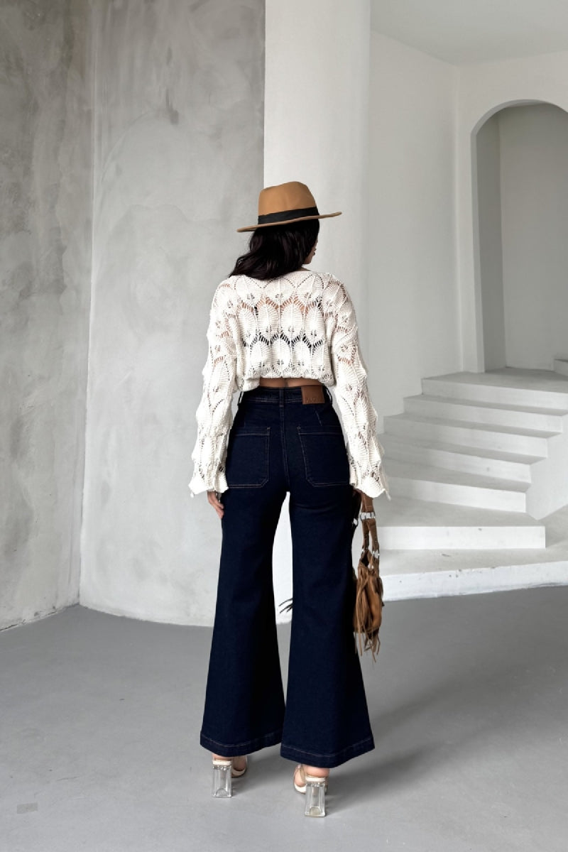 Ön Cep Detaylı Kot Pantolon 7079