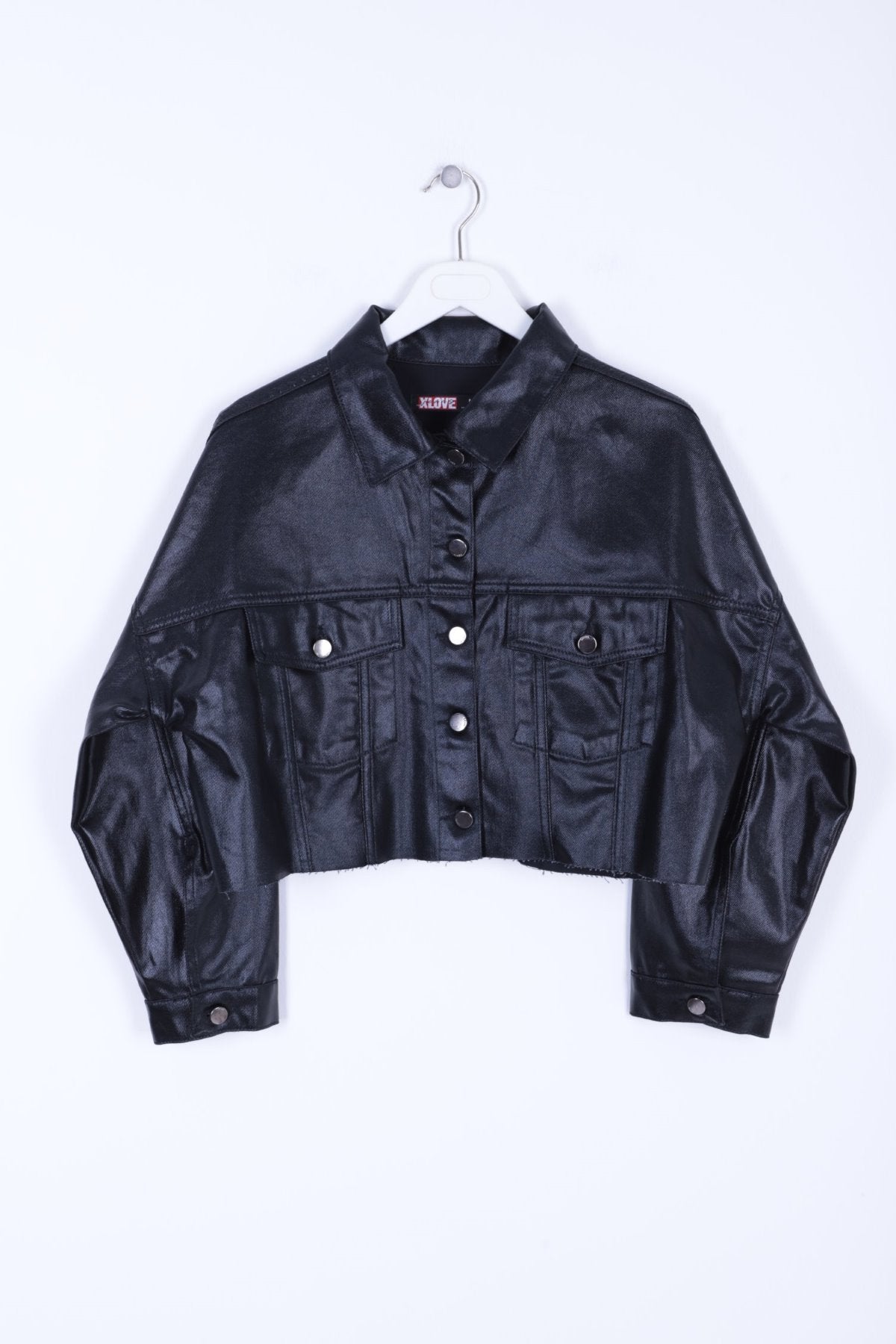Kısa Oversize Kot Ceket 651