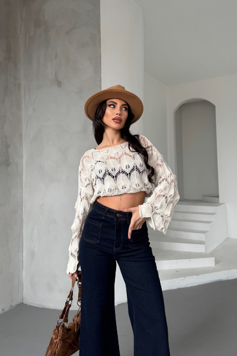 Ön Cep Detaylı Kot Pantolon 7079