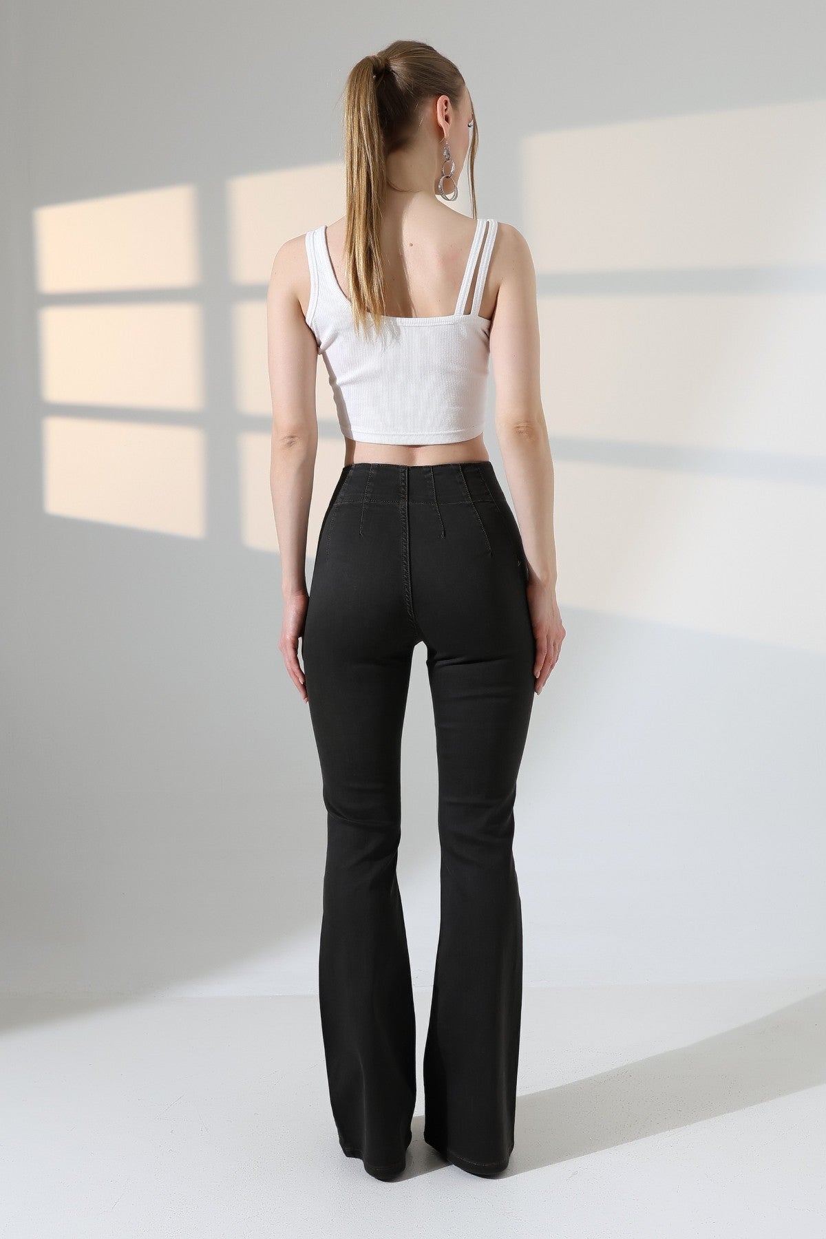 Pensli İspanyol Kot Pantolon 7021