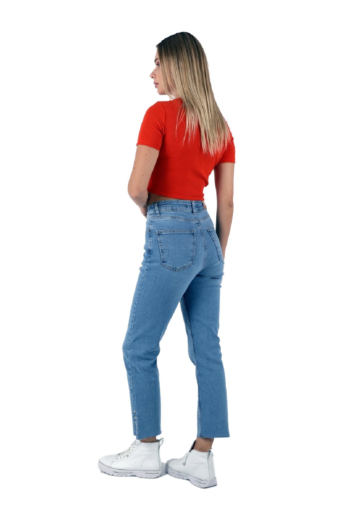 Paçasılı Mom Kot Pantolon 1794