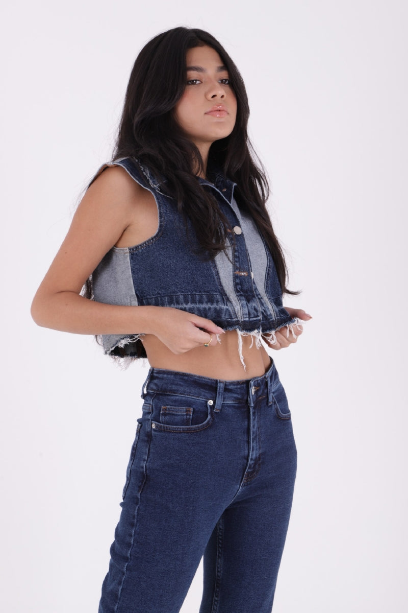 İspanyol Mom Fit Kot Pantolon 1706