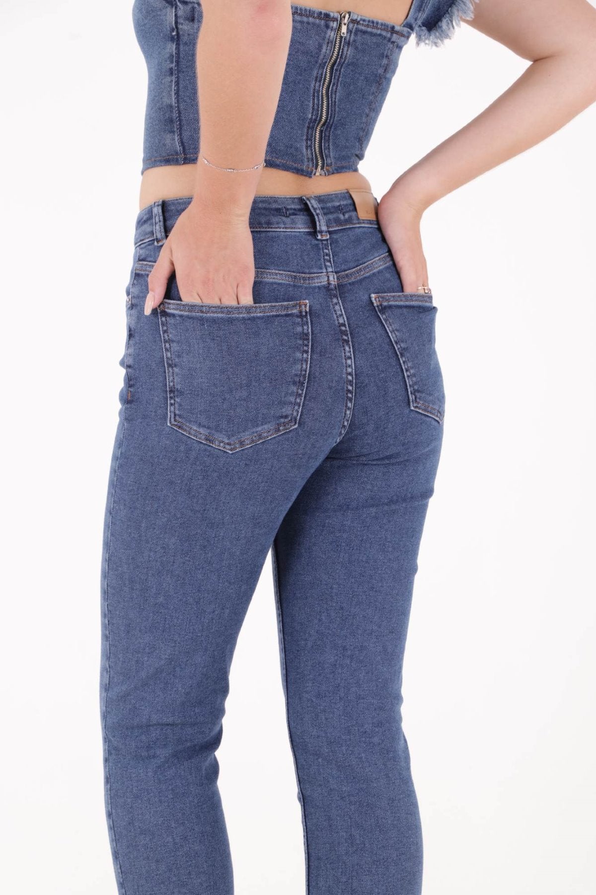 Boru Paça Klasik Kot Pantolon 855