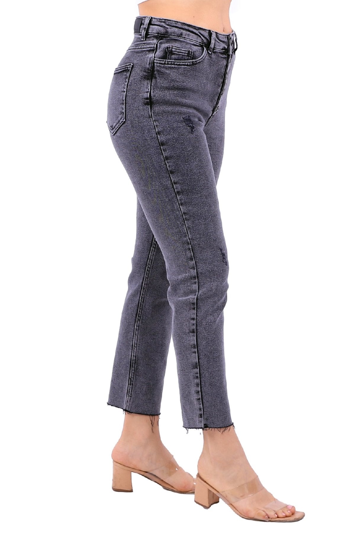 5 Düğmeli Mom Fit Kot Pantolon 745