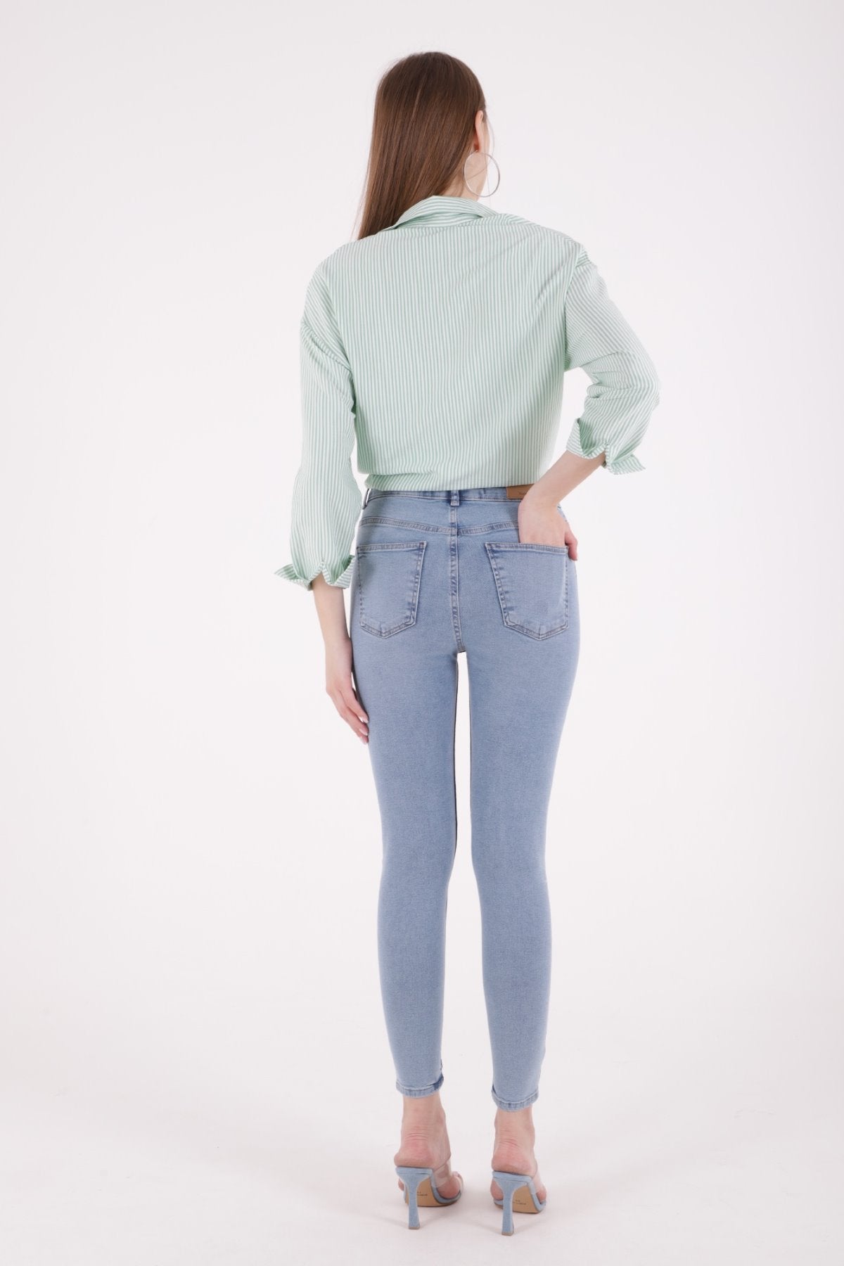 Kısa Boy Skinny Kot Pantolon 811