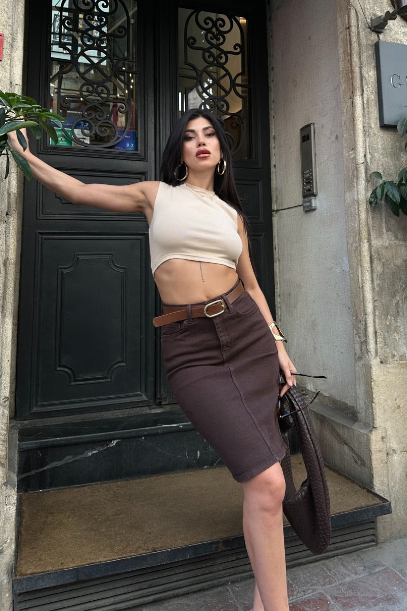 Orta Boy Kot Etek 1039