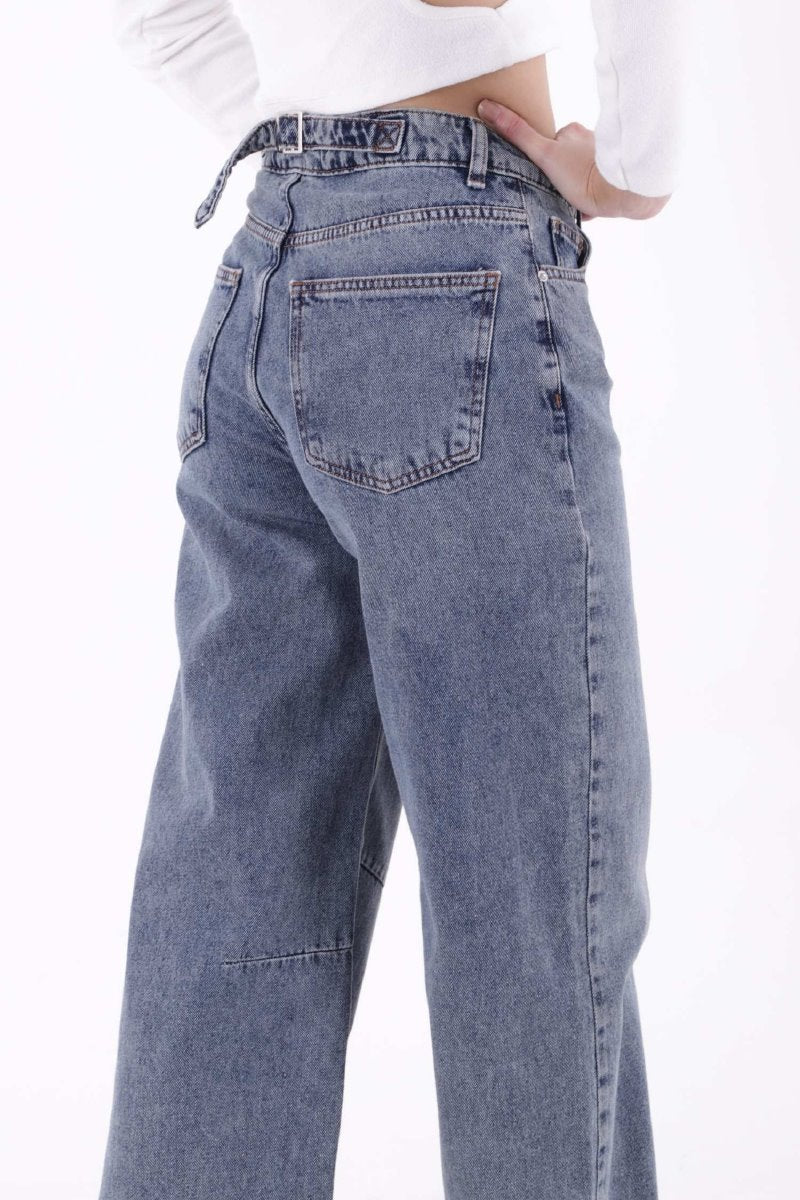 Dizi Pensli Baggy Kot Pantolon 7050