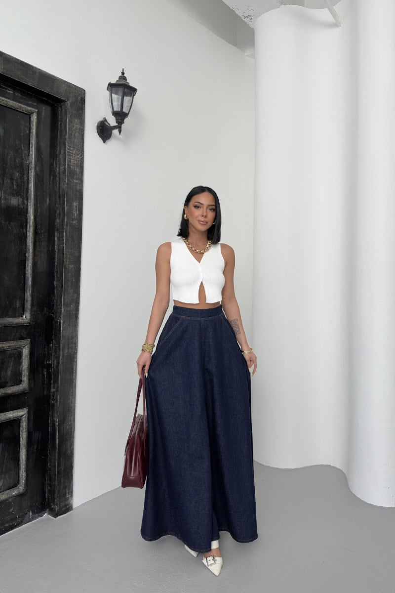 Volanlı Uzun Etek 1069