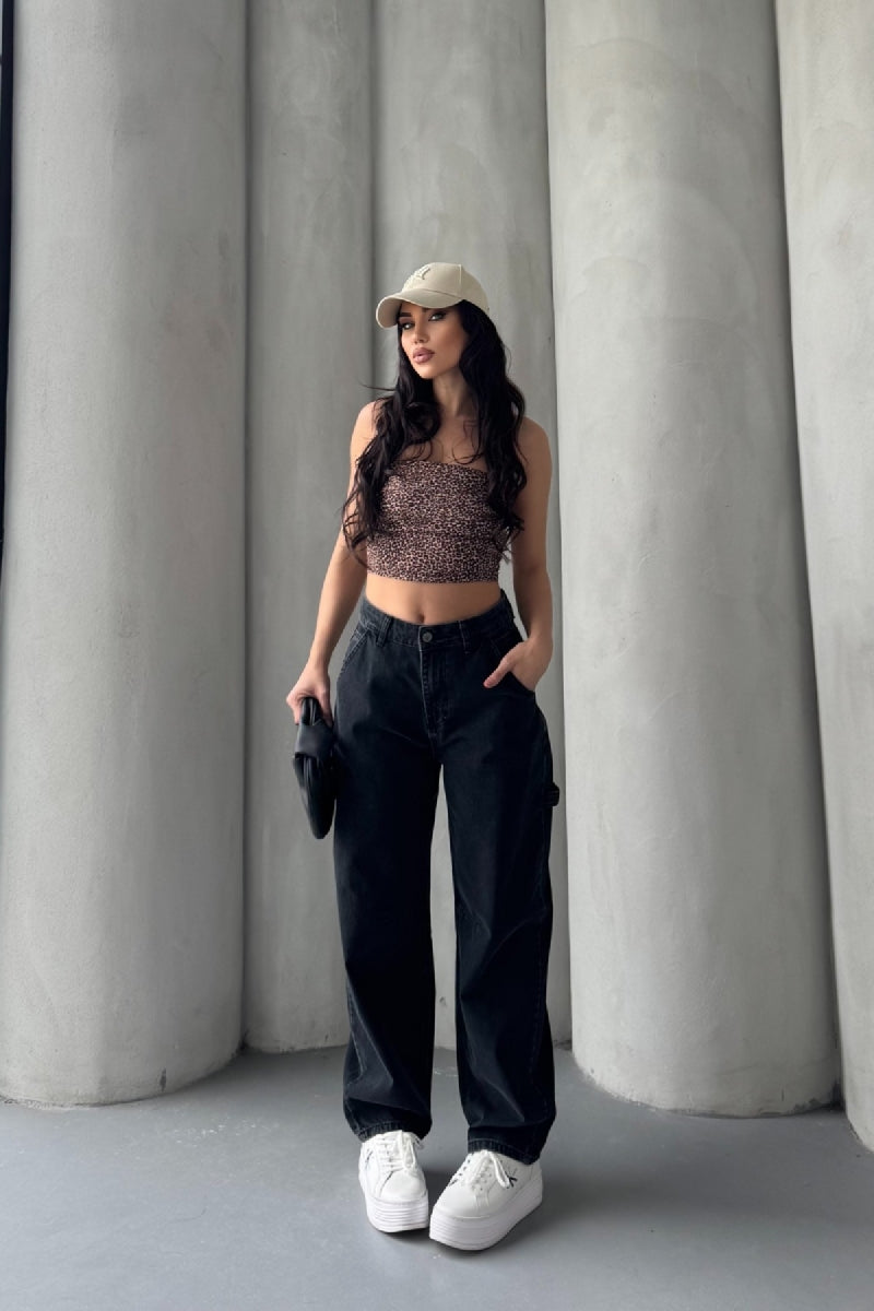 Pensli Baggy Kot Pantolon 7059