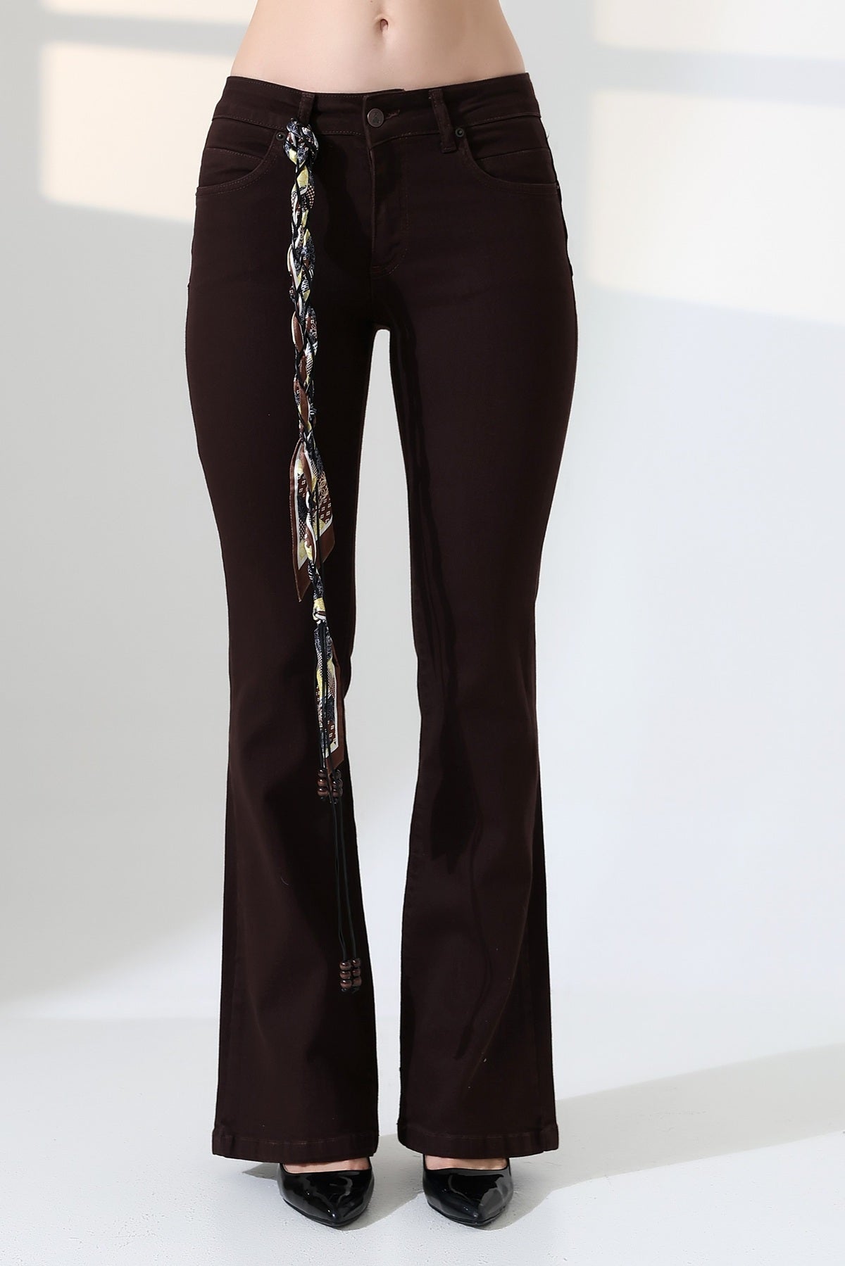 Push Up İspanyol Kot Pantolon 7108