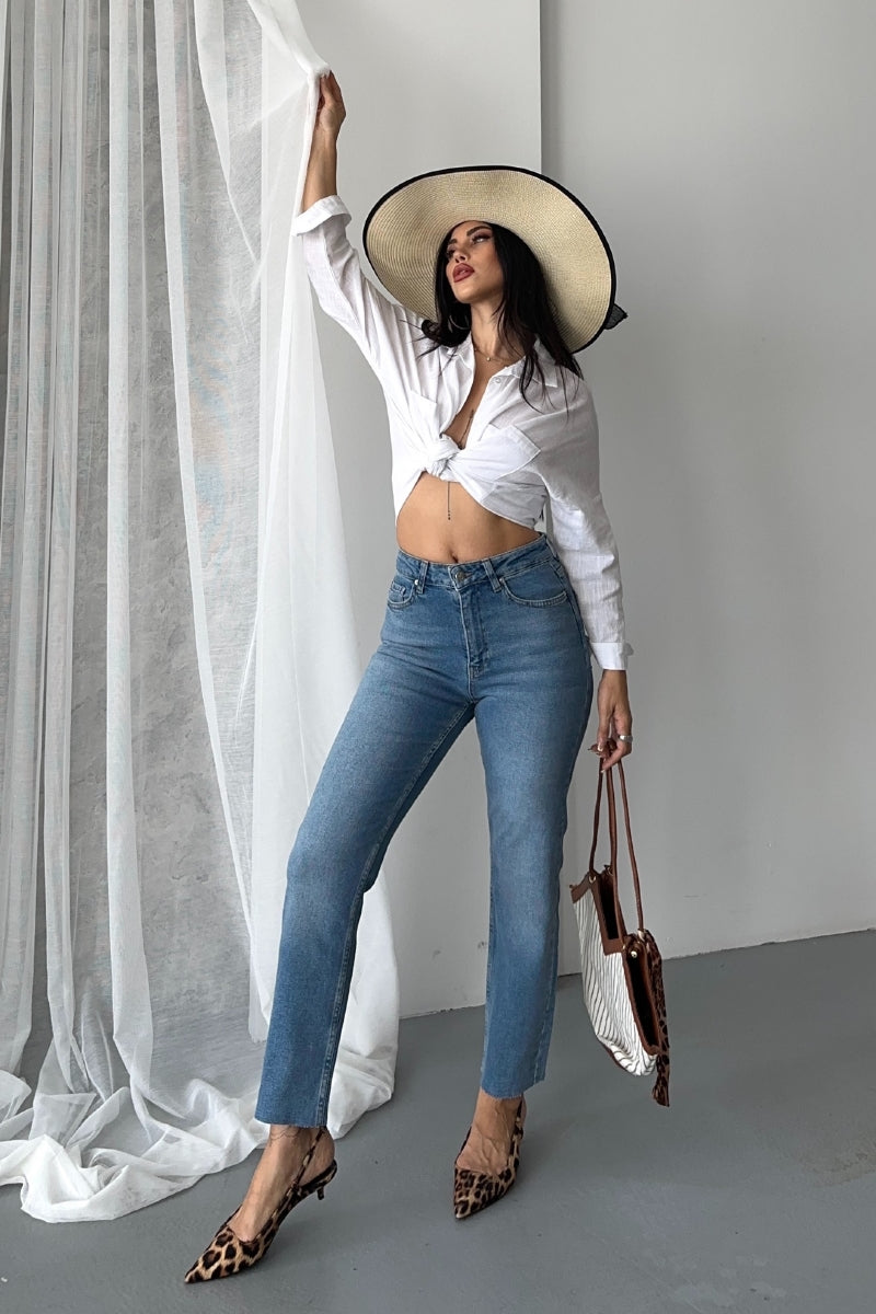 Mom Fit Kot Pantolon 7064