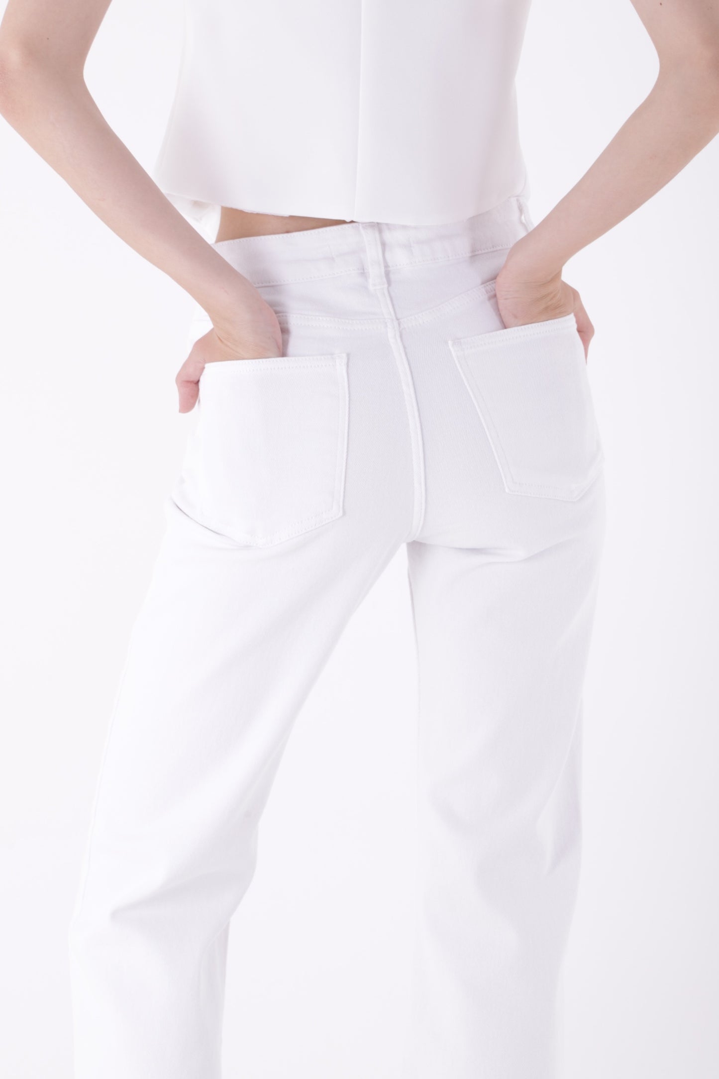 Dikişli Paça Bol Paça Relax Kot Pantolon 7026