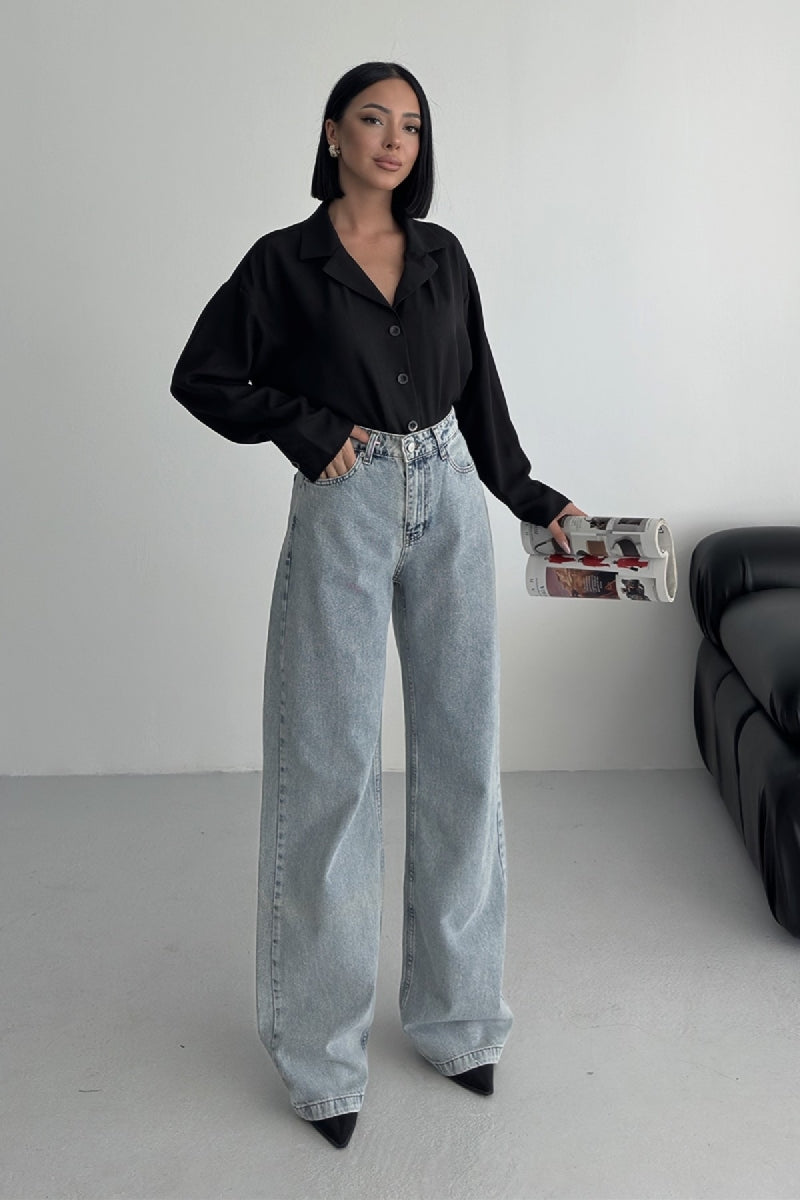 Bol Paça Relax Kot Pantolon 718