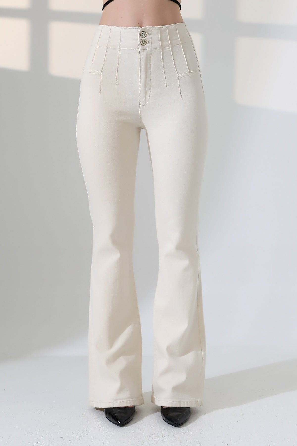 Pensli İspanyol Kot Pantolon 7021