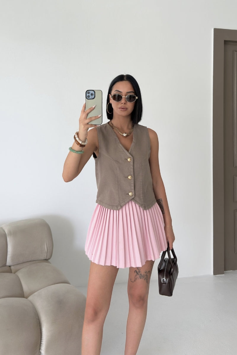 Düğmeli Yelek 6156