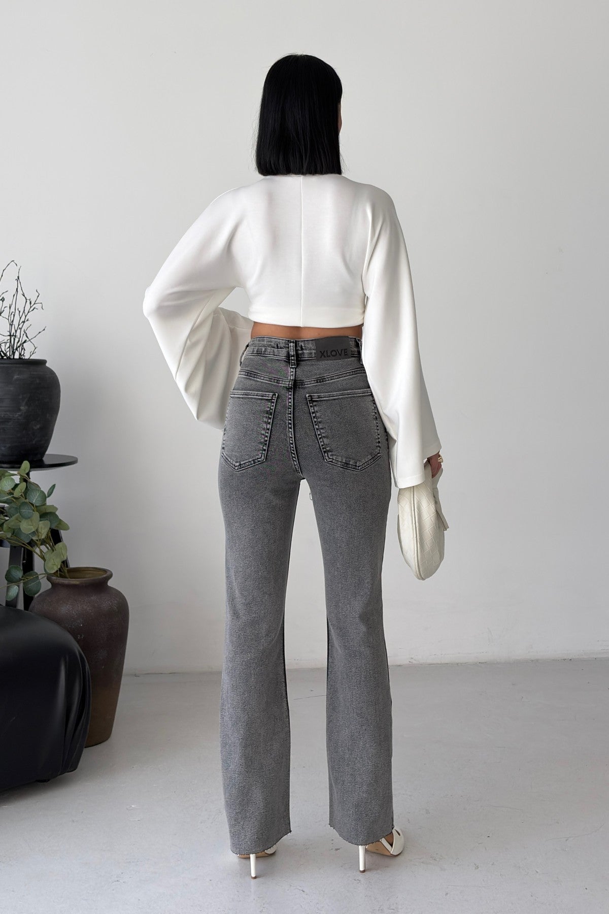 İspanyol Mom Fit Kot Pantolon 1706