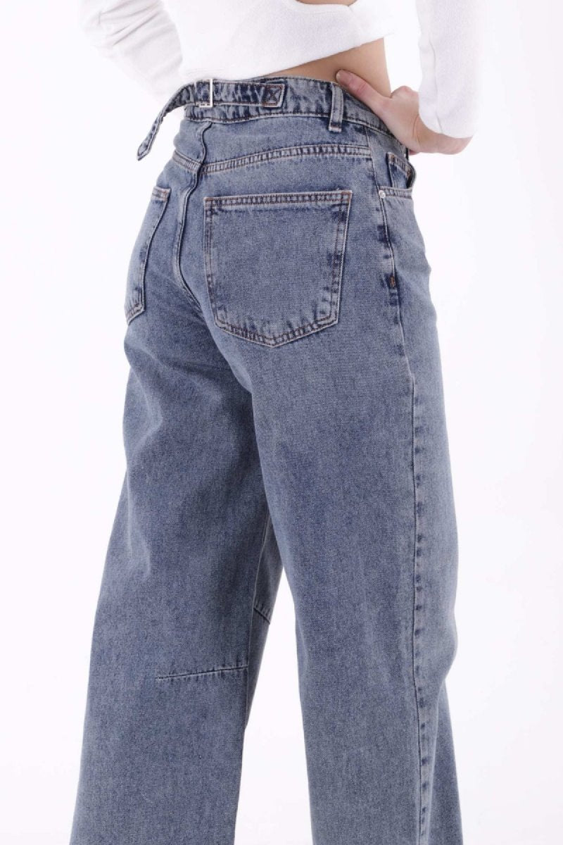 Dizi Pensli Baggy Kot Pantolon 7050