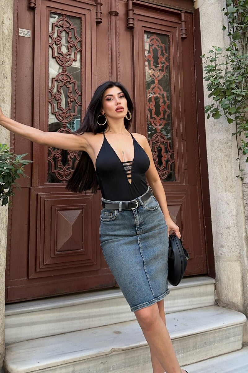 Orta Boy Kot Etek 1039