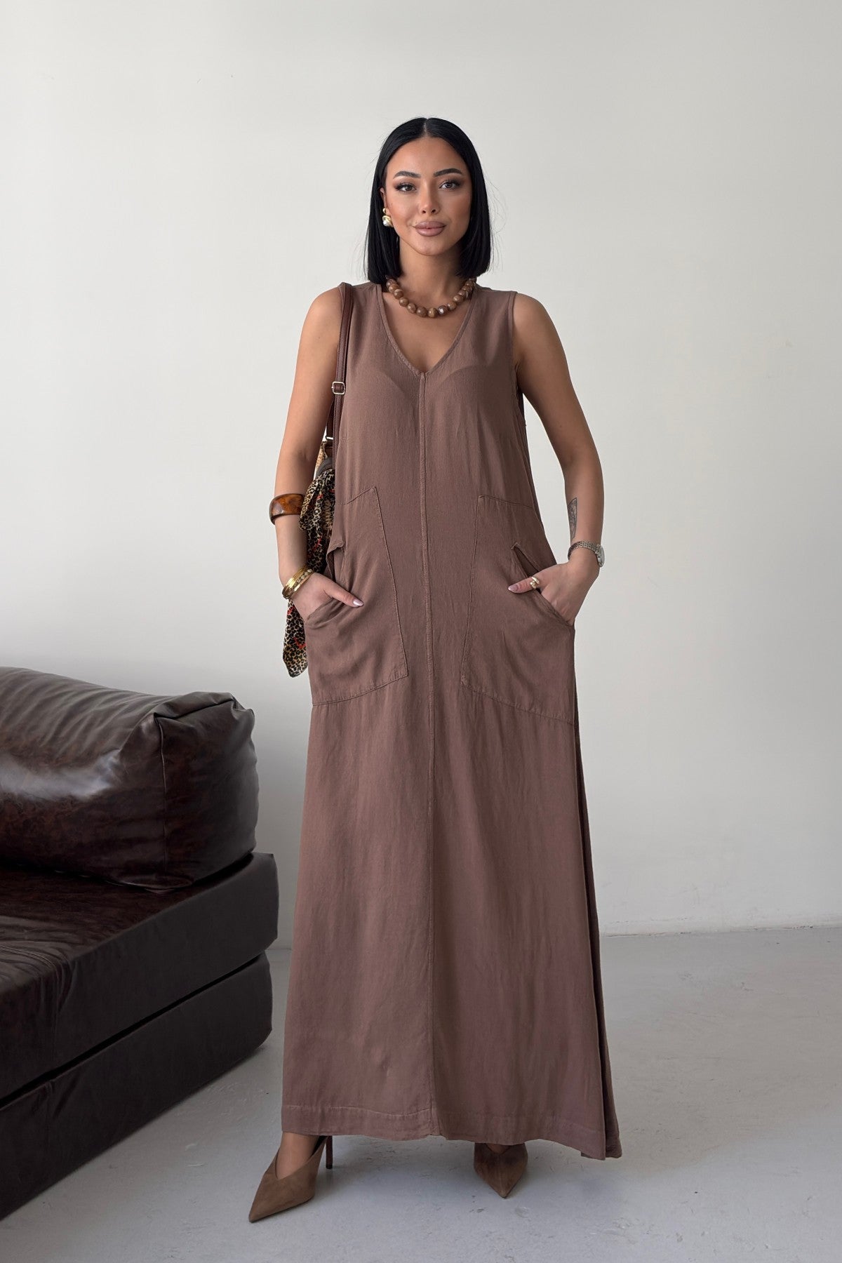 Cepli Oversize Elbise HS3072