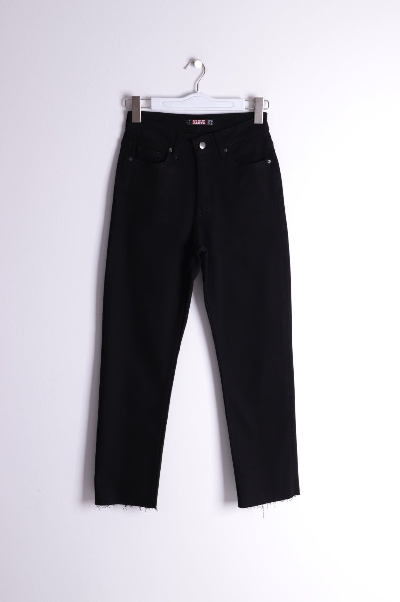 Dikişsiz Paça Mom Fit Kot Pantolon 764