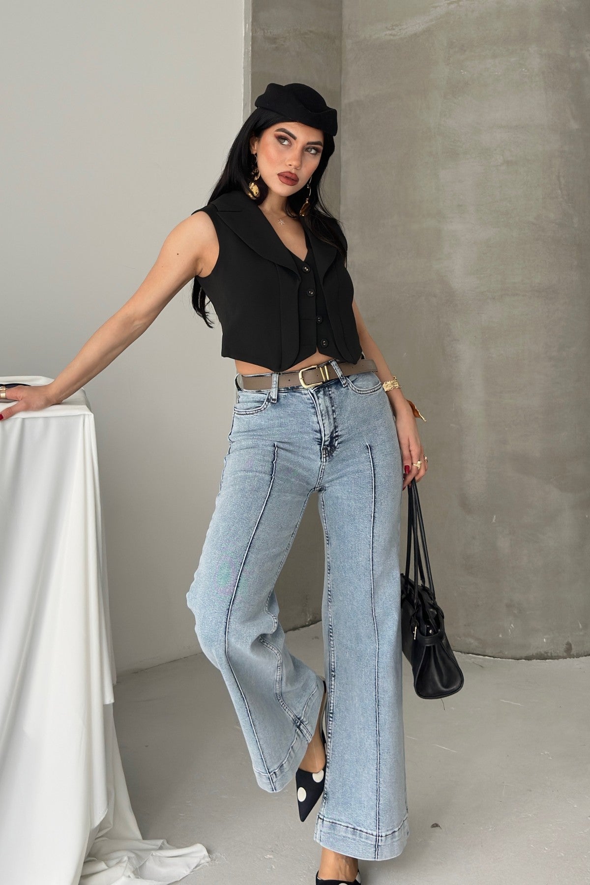 Çımalı Kot Pantolon 7163