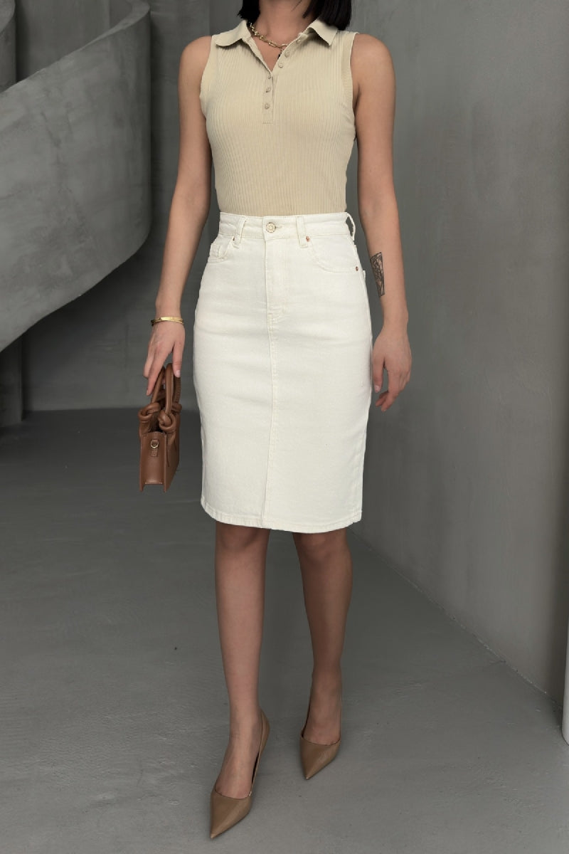 Orta Boy Kot Etek 1039