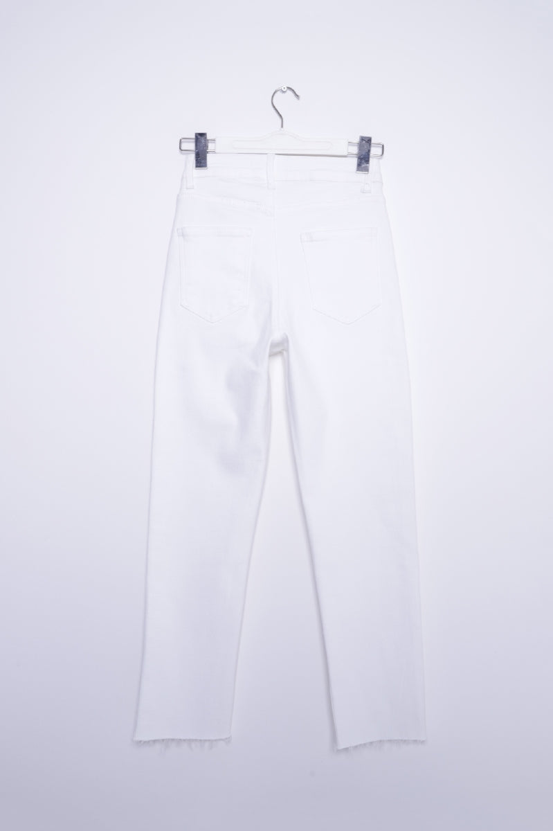 Dikişsiz Paça Mom Fit Kot Pantolon 764