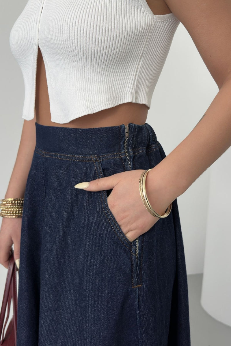 Volanlı Uzun Etek 1069