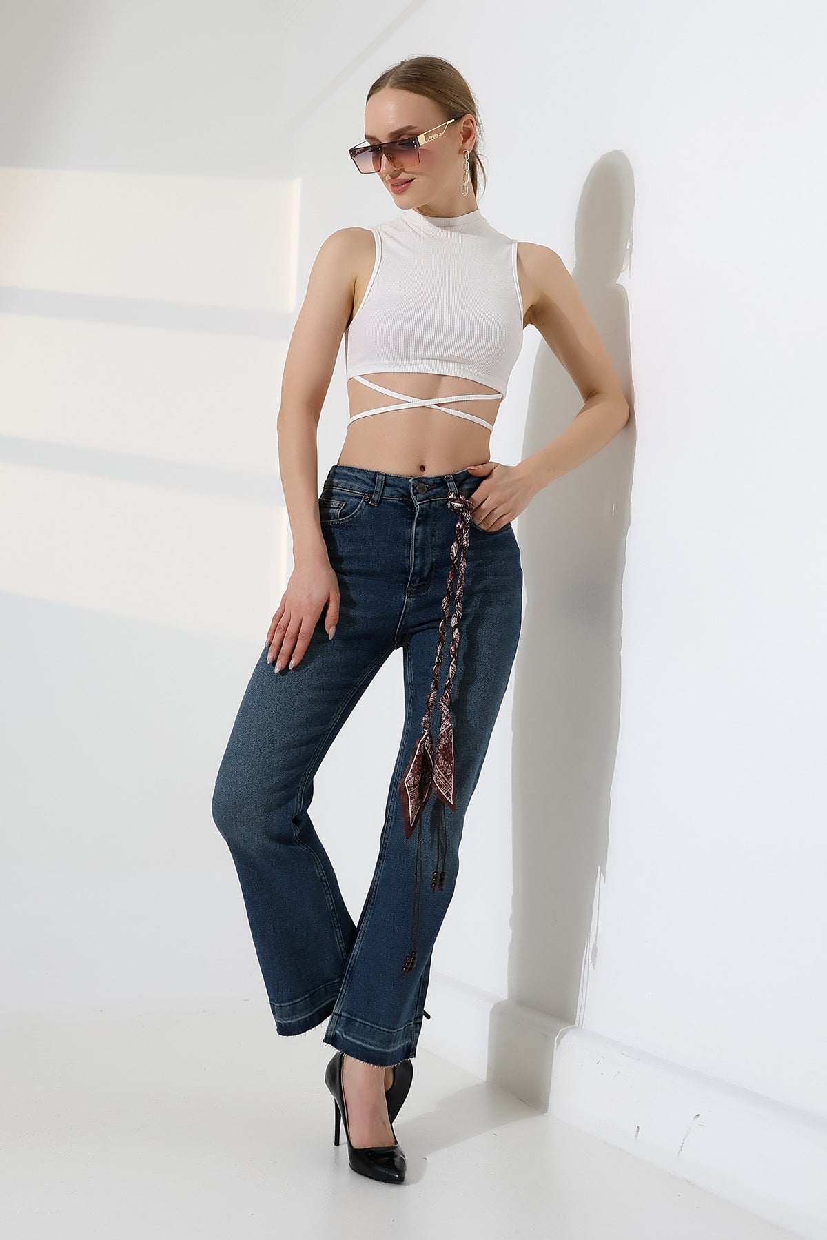 Flare Kot Pantolon 7104