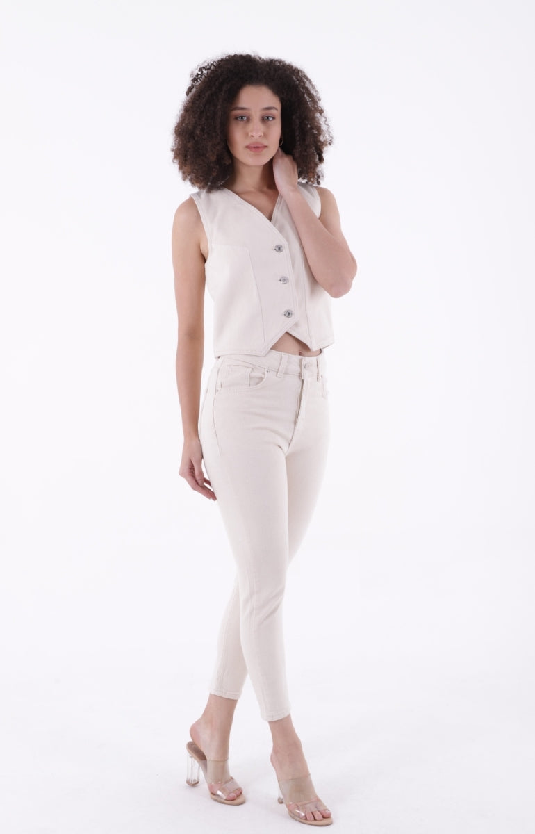 Kısa Boy Skinny Kot Pantolon 810