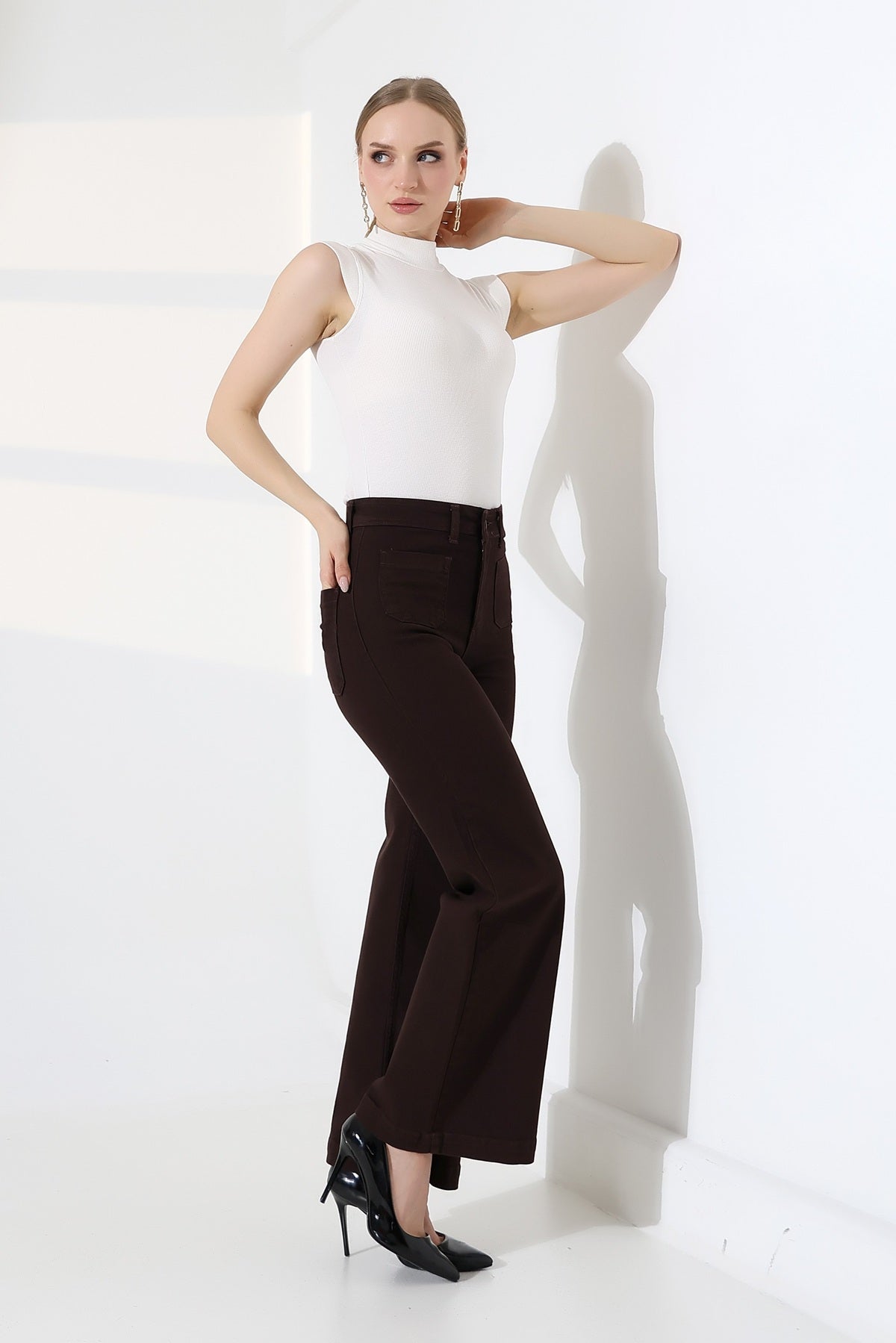 Ön Cep Detaylı Kot Pantolon 7079