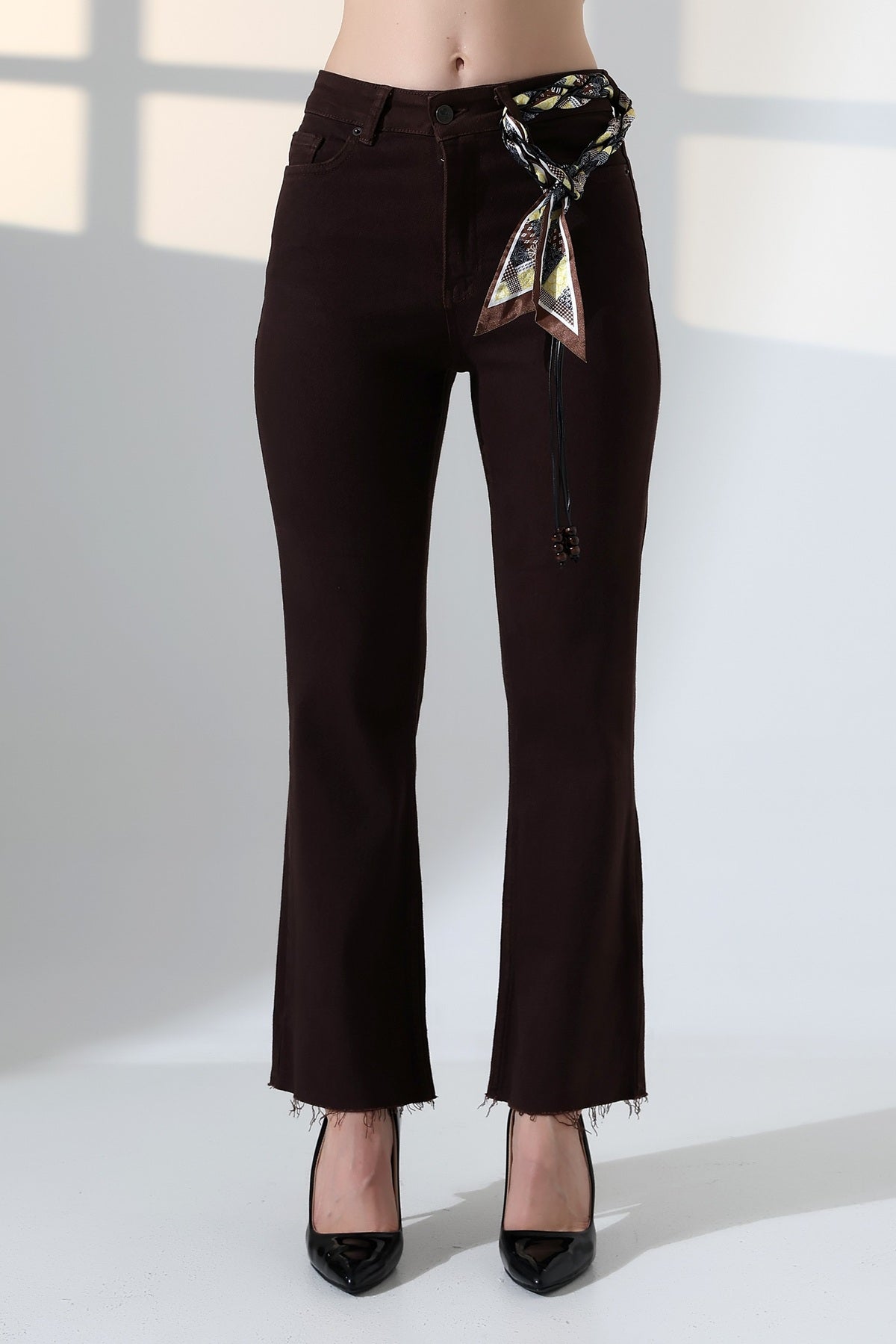 İspanyol Mom Fit Kot Pantolon 1706