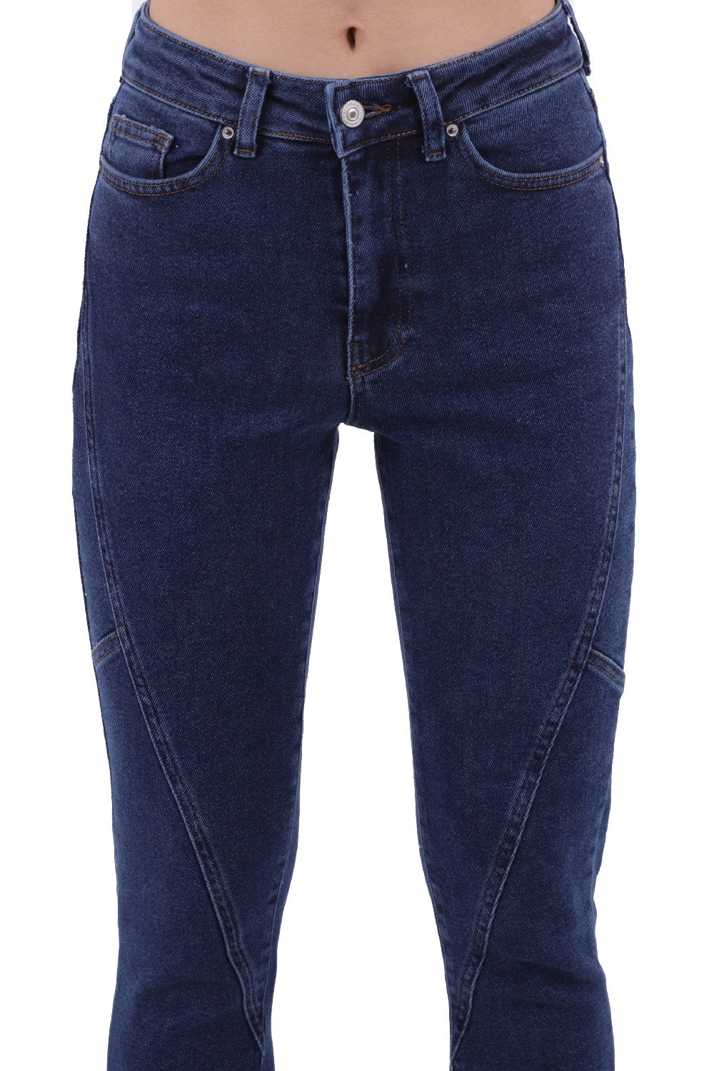 Parçalı Mom Pantolon 778