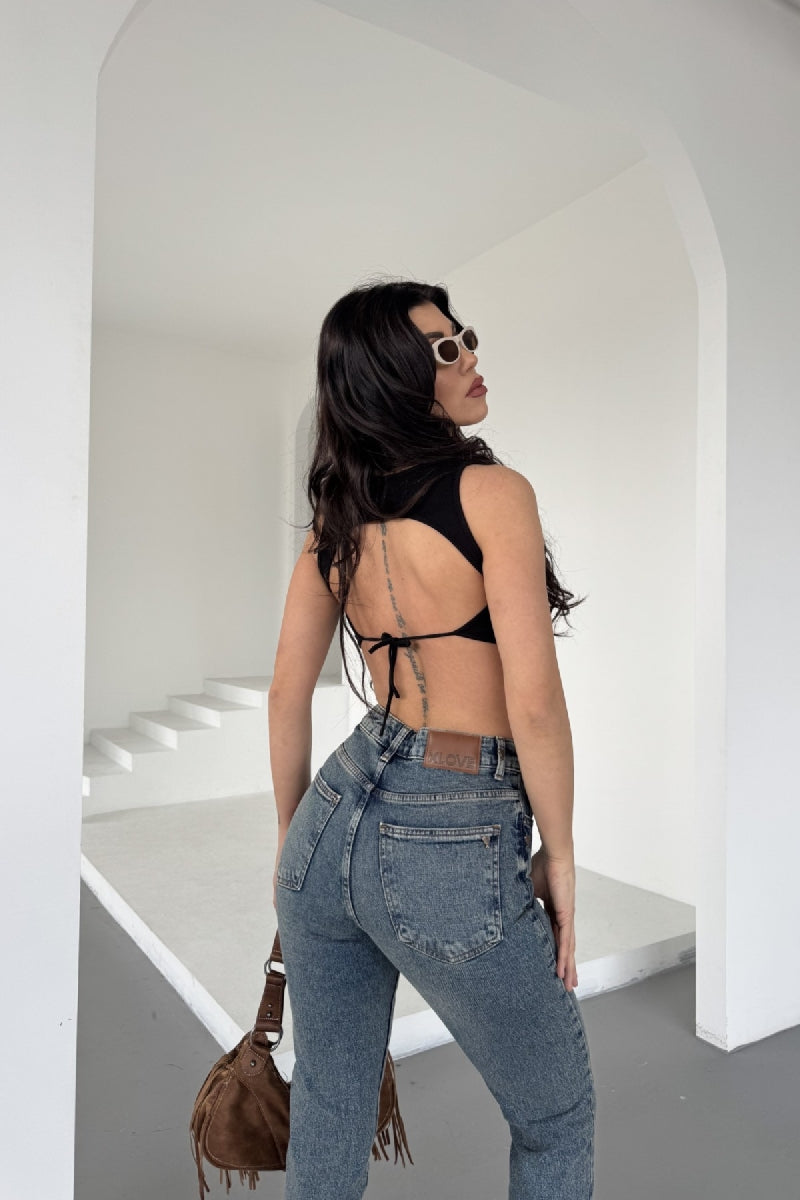 Tık Likra Kot Pantolon 7036