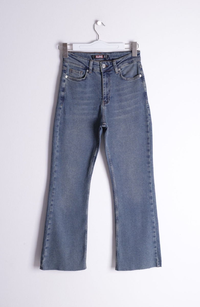 İspanyol Mom Fit Kot Pantolon 1706