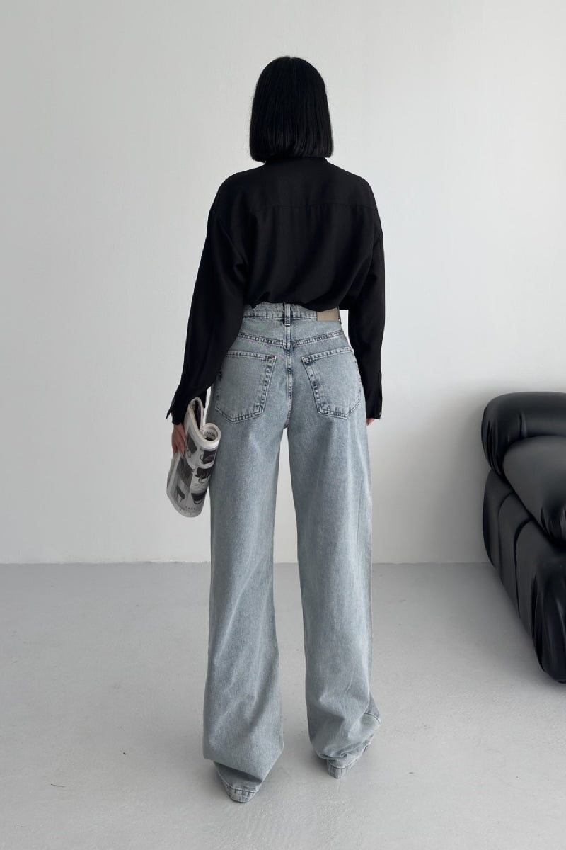 Bol Paça Relax Kot Pantolon 718