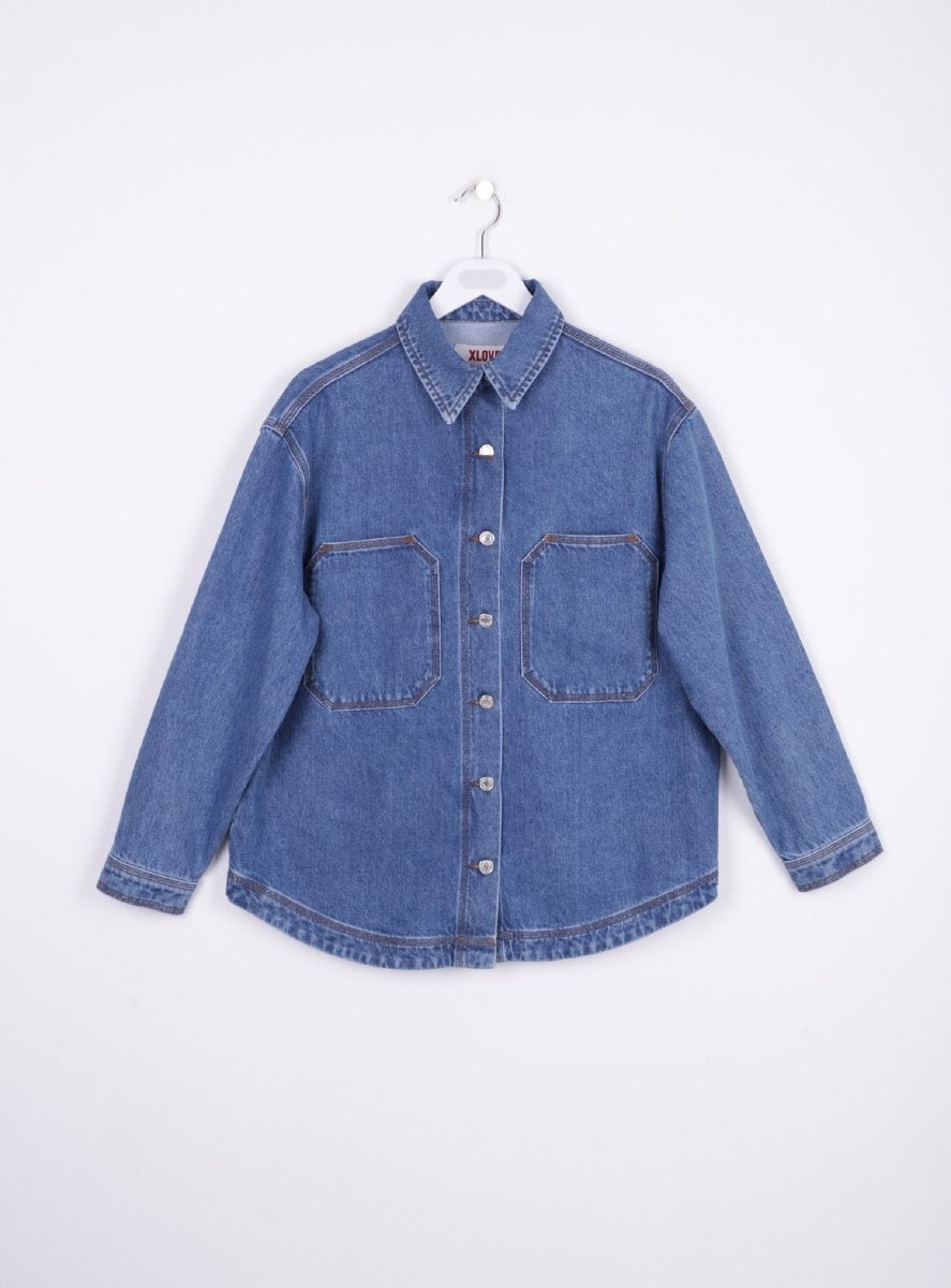 Orta Boy Oversize Kot Ceket 6069