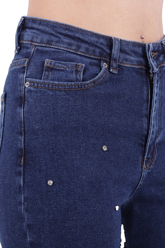 Droplu Mom Fit Pantolon 1724