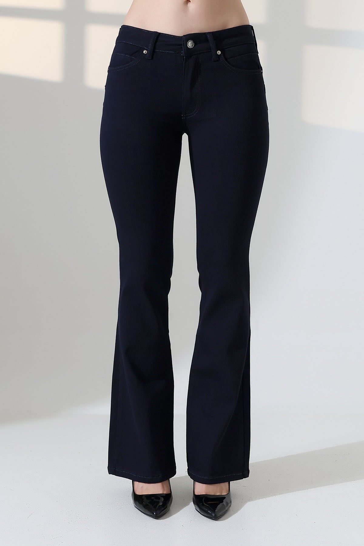 Push Up İspanyol Kot Pantolon 7108