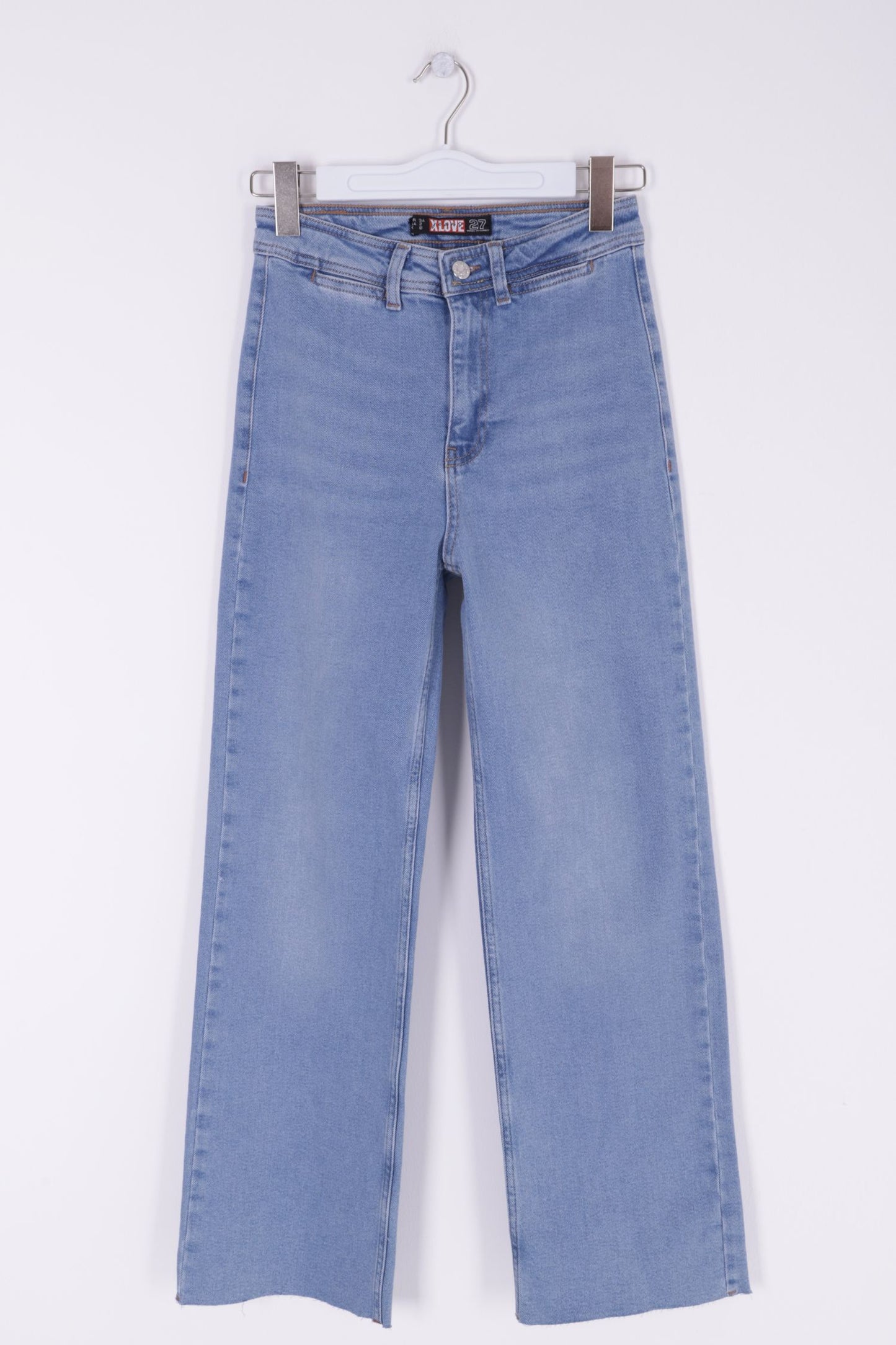 Dekoratif Cep Detaylı Palazzo Kot Pantolon 1710