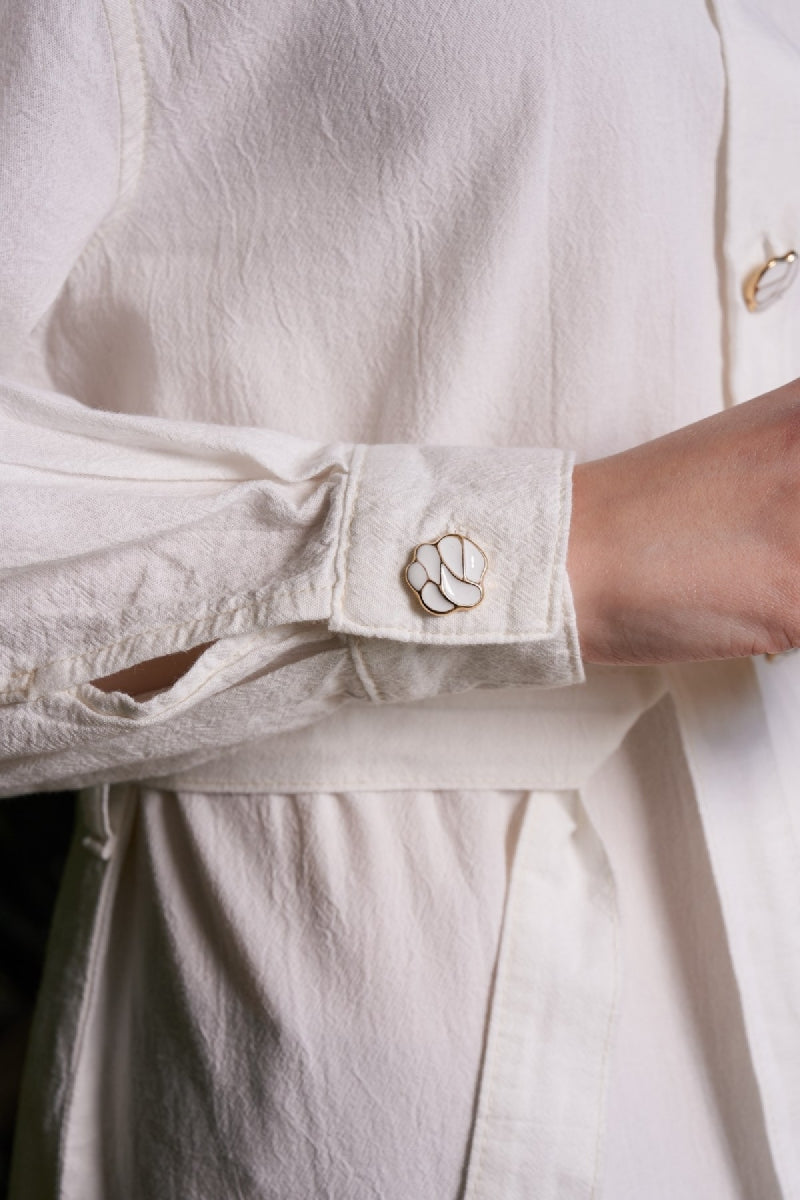 Uzun Keten Elbise HS303