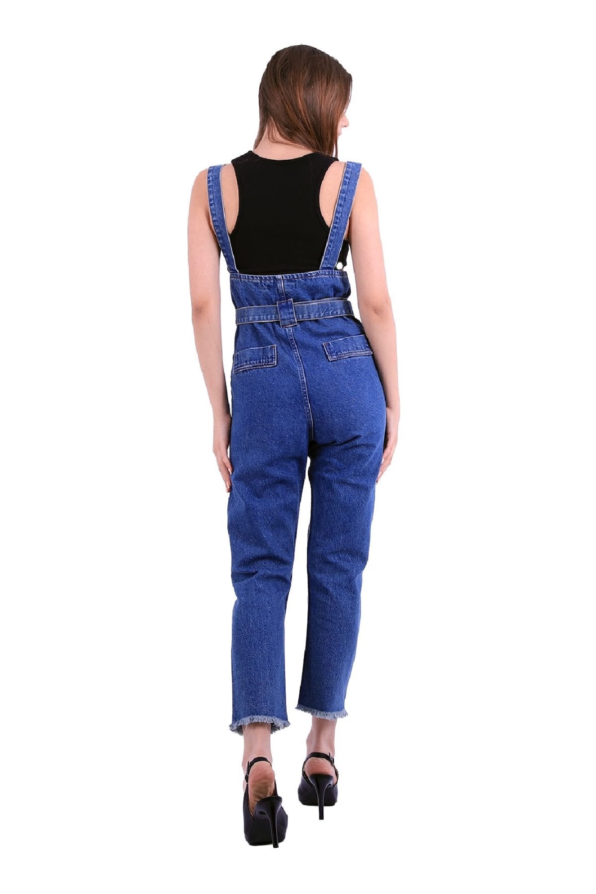Beli Kemerli Salopet Tulum Kot Pantolon 327