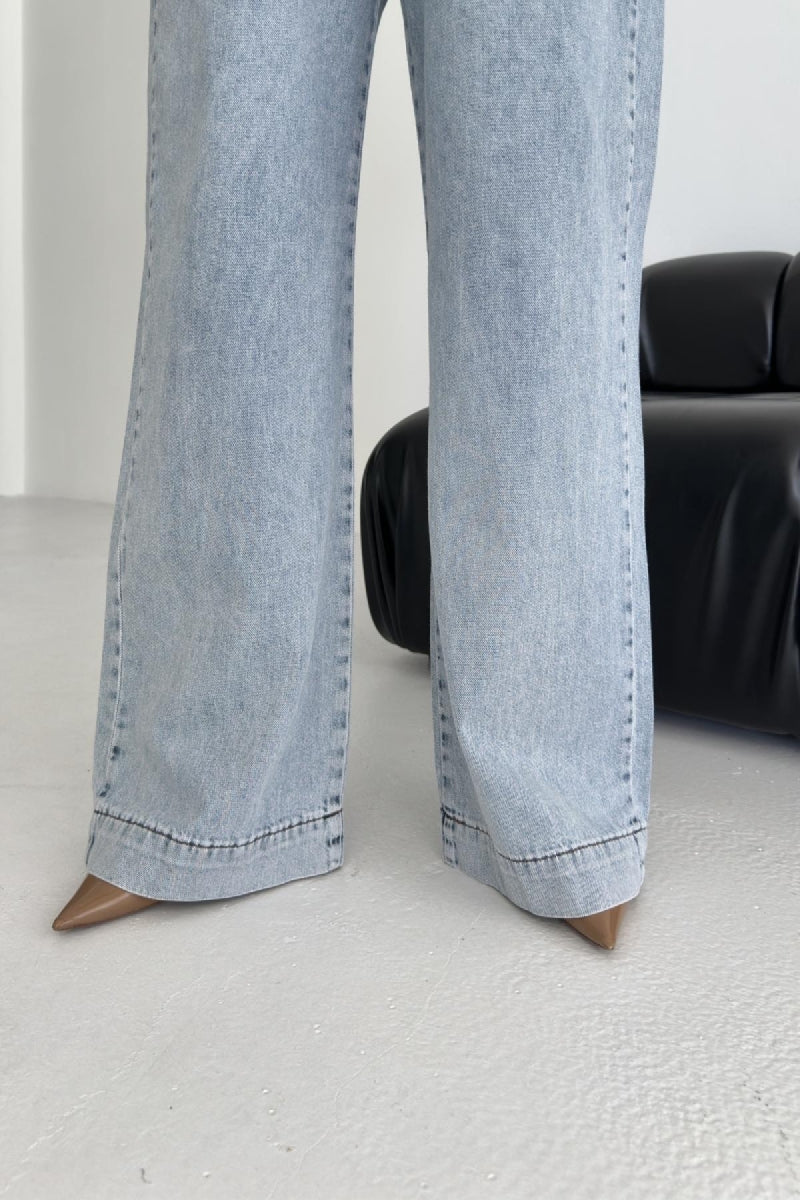 Beli Lastikli Palazzo Pantolon 7076