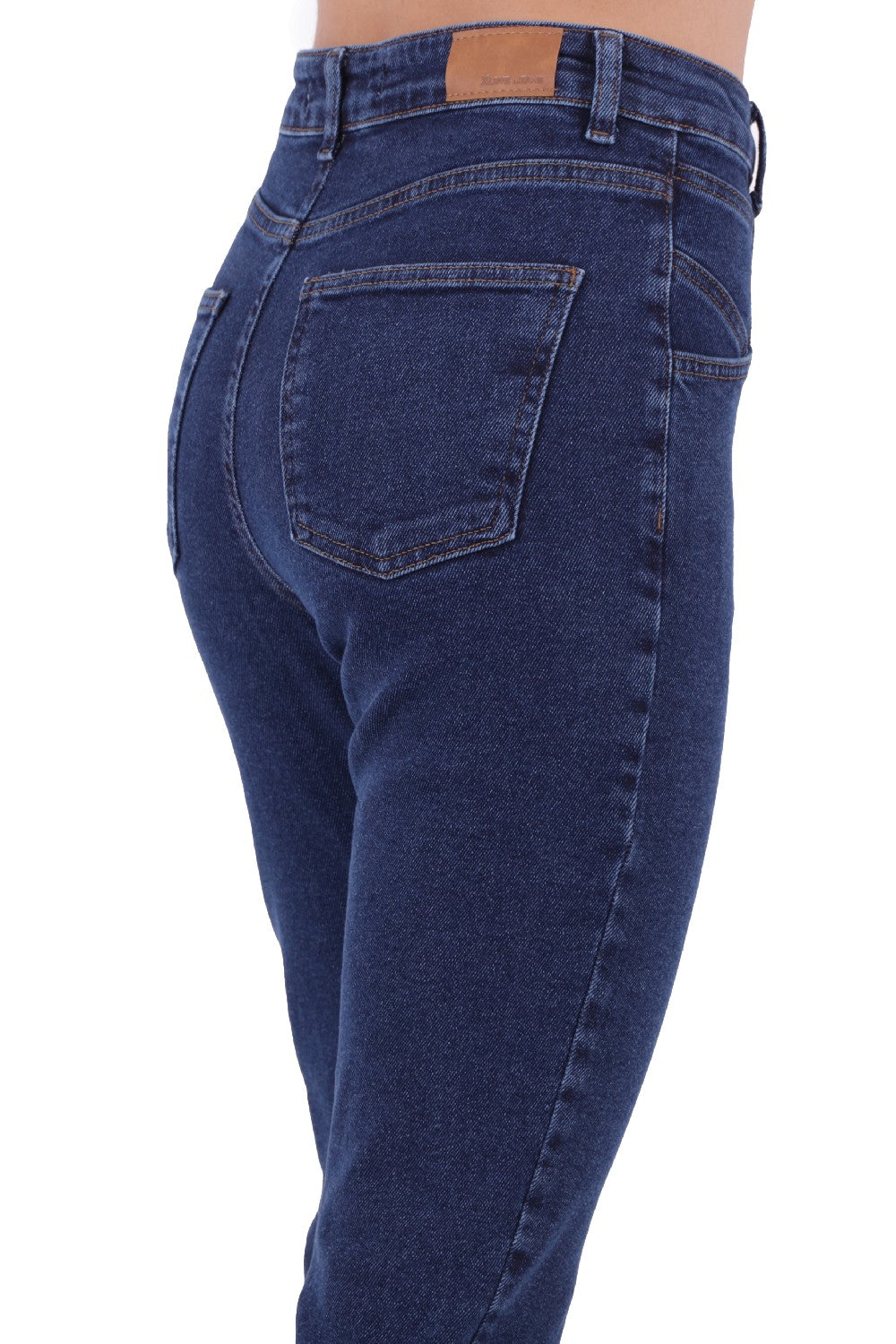 Parçalı Önü Yırtmaçlı Dikişsiz Paça Pantolon 1743