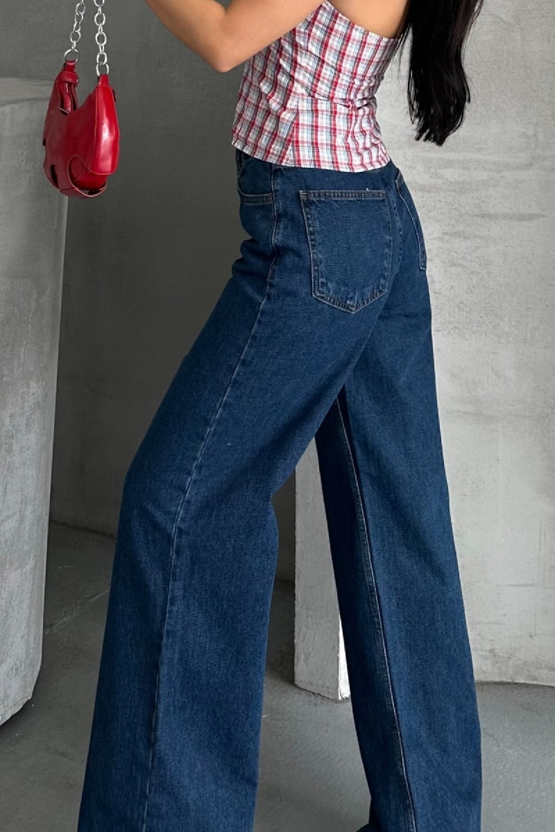 Bol Paça Baggy Relax Kot Pantolon 7031