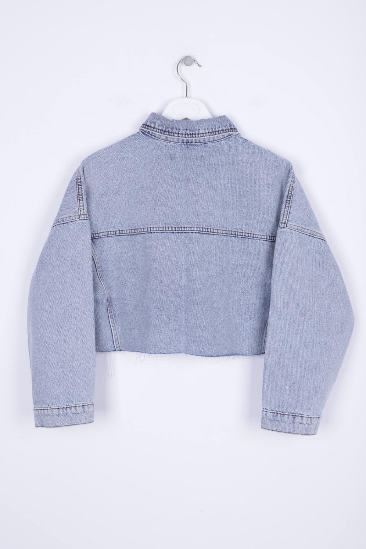 Kısa Oversize Kot Ceket 651