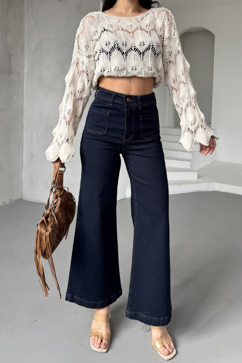 Ön Cep Detaylı Kot Pantolon 7079